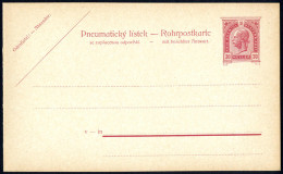 Cover 1905, Probedrucke Der Rohrpostkarte Mit Antwortteil, Je Mit 30 Heller KFJ Im Türbogenmuster, Zweisprachig, Sowie Z - Autres & Non Classés