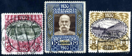 O 1910, 80. Geburtstag Kaiser Franz Josephs, Die Drei Höchstwerte 2 Kr., 5 Kr. Und 10 Kr. Sauber Gestempelt, Einwandfrei - Other & Unclassified