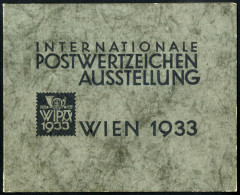 1933, WIPA-Umschlag Ohne Block, Innen Falzreste - Andere & Zonder Classificatie