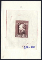 ** 1948, Friedrich Amerling, 60 Gr. IV Stecherphase In Farbe, ANK 866 Ph - Sonstige & Ohne Zuordnung