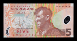 Nueva Zelanda New Zealand 5 Dollars 2005 Pick 185b(3) Polymer Sc Unc - Nouvelle-Zélande