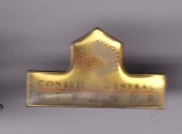 Pin's Conseil Général Gironde Réf 8619 - Städte