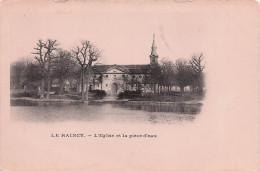 Le Raincy - Carte Nuage - L'eglise Et Piece D'Eau  -   CPA °J - Le Raincy