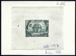 ** 1952, Schönbrunn, 1,50 S IV Stecherphase In Farbe, Postfrisch, ANK 989 Ph - Other & Unclassified