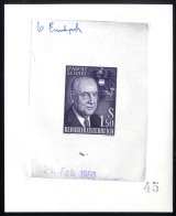 ** 1960, Adolf Schärf, 1,50 S I-VI (Ende) Stecherphasen Teils In Farbe, Postfrisch, ANK 1117 Ph - Other & Unclassified