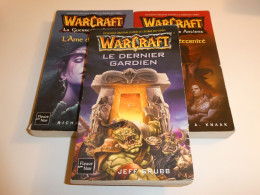 LOT WARCRAFT / LE DERNIER GARDIEN / LE PUITS D'ETERNITE / L'AME DU DRAGON / BE - Other & Unclassified