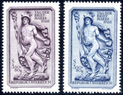 ** 1968, Tag Der Briefmarke, 3,50 S + 80 Gr, Zwei Proben In Anderer Farbe Als Die Verausgabte Marke, Postfrisch, ANK 130 - Sonstige & Ohne Zuordnung