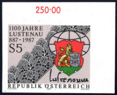 ** 1987, Lustenau, 5 S Von Der Rechten Oberen Ecke, Ungezähnt Postfrisch, ANK 1916 U - Sonstige & Ohne Zuordnung