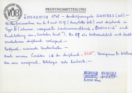 ** Scheibbs 1945, 6, 8 Und 12 Pf. Mit Aufdruck In Type III (schwarzer Waagrechter Maschinenaufdruck "Oesterreich" Und Du - Otros & Sin Clasificación