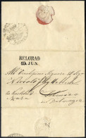 Cover 1848, Letter Written On 27 Th. Mai 1848 At Aleksinac On Southern Border With Turkey, Take By Courier To Belgrade,  - Serbien