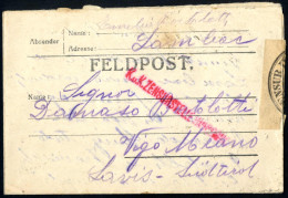 Cover 1914/1917, 6 Feldpostbelege (fünf Briefe Und Eine Karte), Zwei Frankiert Und Fünf Mit Verschiedenen Zensuren, Alle - Other & Unclassified