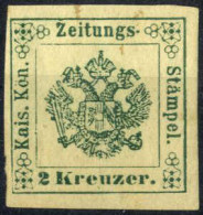 ** 1873, Waisenhaus Neudruck, 2 Kreuzer Zeitungsstempelmarke 1853, Befund Goller, Kat. Nr. 1 ND - Otros & Sin Clasificación