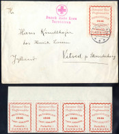 **/cover 1946, Brief Vom 29.3.1946 Vom Internierungslager TARP/Esbjerg Nach Vitved P. Skanderborg, Mit Der Portofreimark - Autres & Non Classés