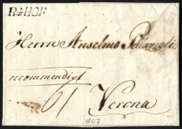 Cover 1807, Kompletter Rekommandierter Geschäftsbrief Vom 25.10.1807 Von Hirschberg (Thüringen) über Hof Und Innsbruck N - Andere & Zonder Classificatie