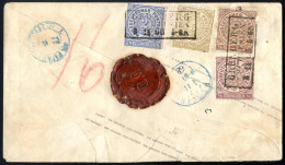 Cover 1868, Post-Couvert Mit Werteindruck 1 Gr. Karmin Als Paketbegleitbrief Von Grünberg (Schlesien) Nach Berlin, Mit V - Otros & Sin Clasificación