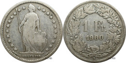 Suisse - Confédération Helvétique - 1 Franc 1900 B - TB/VF25 - Mon6217 - 1 Franken