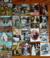 Lot De 23 CPSM Folkloriques Et Métiers Divers - 5 - 99 Postcards