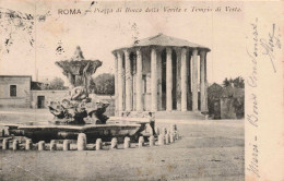 ITALIE _S28569_ Roma - Piazza Di Bocca Della Verita E Tempio Di Vesta - Andere & Zonder Classificatie