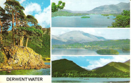 SCENES FROM DERWENTWATER, CUMBRIA, ENGLAND.circa 1975 USED POSTCARD My1 - Andere & Zonder Classificatie