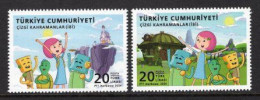 2024 TURKEY CARTOON HEROES IBI MNH ** - Unused Stamps