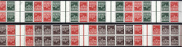 ** 1970, Markenheftchenbogen Streifen 6 Und 7 (mit Plattenfehler Mi. 288 III), Sowie Berlin Block 4 I Hohes Format (gepr - Altri & Non Classificati