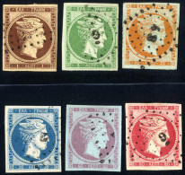O 1861, Paris Printing, 1 L. , 5 L. To 80 L., The Complete Set Used (without 2 L.), All With Good To Very Large Margins, - Other & Unclassified