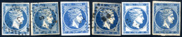 O/(*) 1861-1880, 20 Lepta Lot Of Ca. 148 Stamps (ca. 52 With Faults), Two Unused (1871/2 Good Margins Without Gum And 20 - Autres & Non Classés