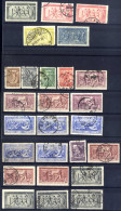 */o 1906, A Mainly Used Selection Of The Olympic Games 1906 On Stockcards, 50 L. 2x1 Dr. And 5 Dr. Unused With Partial G - Other & Unclassified