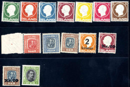 **/* 1907/30, Lot Mit Ungebrauchten Marken, Dabei Mi.69-75, 60-62,119-20, 141 Und 167 - Autres & Non Classés