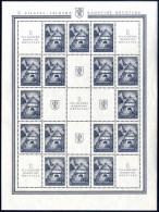 ** 1941, 1. Briefmarkenausstellung Slavonski, Zwei Postfrische Bögen Mit ZF, Mi. 439/40 / 1.400,- , Nr. 439I Mit Stecher - Sonstige & Ohne Zuordnung
