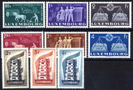 ** 1935/56, Hilfswerk Für Intellektuelle, Komplette Serie 15 Werte, 30 Jähriges Regierungsjubiläum Block, Europäische Ei - Andere & Zonder Classificatie