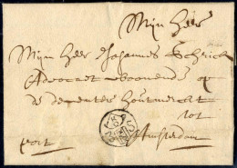 Cover 1697, Brief Von Den Haag Vom 31.10. Nach Amsterdam Mit Sehr Klarem 3 Stuiver Stempel (Type II Korteweg) - Other & Unclassified