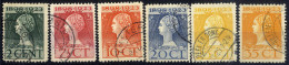 O 1923, 25 Jahre Regentschaft Königin Wilhelmine, Komplette Serie 11 Werte Gestempelt, Mi. 123-133 - Otros & Sin Clasificación
