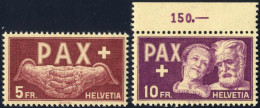 ** 1945, Pax, Komplette Serie 13 Werte Postfrisch, Mi. 447-459 - Andere & Zonder Classificatie