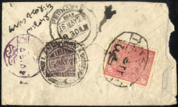 Cover 1926, Brief Von Afghanistan über Landi Khana Am 15.5. Nach Peshawar, Frankiert Mit 10 P. Von Afghanistan Und 1 A.  - Afganistán