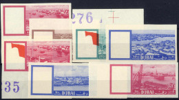 **/* 1964, Hafen Von Dubai, 7 Druckproben, Bis Auf Eine Postfrisch, Mi. 105-112 - Dubai