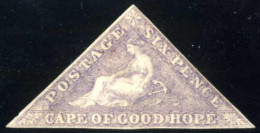 (*) 1864, 6d. Helles Lila, Mit Wasserzeichen, Ungezähnt, Nachgummiert, Befund David Branndon - Cape Of Good Hope (1853-1904)