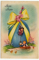BUONA PASQUA - BAMBINI - 1958 - Vedi Retro - Formato Piccolo - Easter