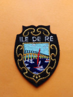 Ecusson Tissu  -     ILE DE RE - Patches