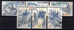 Tchécoslovaquie 1976 Mi 2324-9 (Yv PA 72-7), Obliteré, - Used Stamps