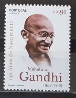 2019 - Portugal - MNH - 150 Years Since Birth Of Mahatma Gandhi - 1 Stamp And 1 Block Of 1 Stamp - Ongebruikt