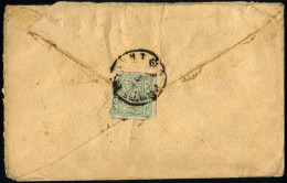 Cover 1918/1947, A Local Cover Franked O Back With With 1/6 Tr. Deep Green, Mostly Good Margins, Lightly Touched At Lowe - Andere-Azië