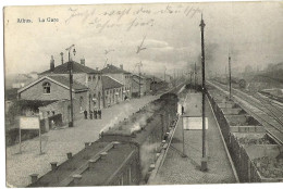 ATHUS AUBANGE   LA GARE  FELDPOST  1915  Nr  683 D1 - Aubange