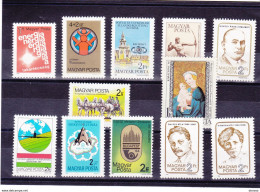 HONGRIE 1984 Yvert 2898-2899, 2910, 2918-2923, 2942-2944 NEUF** MNH Cote 7,60 Euros - Ongebruikt