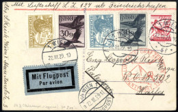 Cover Zeppelin Und Luftpost 1929/36, Zwei Alben Mit Ca. 30 Belegen, Dabei Auch Olympiafahrt, Abbildungen Siehe Onlinekat - Altri & Non Classificati