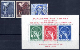 **/*/o Berlin 1949/90, Fast Komplette Ungebrauchte Bzw. Gestempelte Sammlung Auf Selbst Gestalteten Blättern In Drei Alb - Colecciones