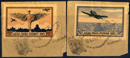 **/*/o 1910-1978, Interessantes Lot Von Mehr Als 150 Flugpostvignetten (Flugmeetings, Geschwaderflüge, Flugausstellungen - Other (Air)