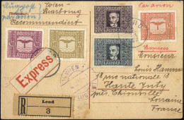 Cover 1900-1931, Vier Brieflots Aus Früheren Auktionen, Insgesamt Ca. 30 Stück, Darunter Mehrere Reko- Und Reko-Expressb - Collezioni