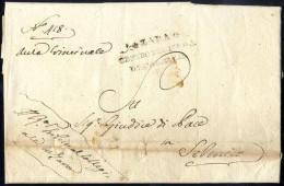 Cover Dalmatien 1699/1850 Ca., Sammlung Mit über 30 Vorphilabriefen, Dabei Viele Reko, Unter Anderem Slano Und Dernis, C - Collections