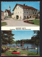 AK Franking-Holzöster /Oberösterreich, Gasthof Mayr, Badesee  - Autres & Non Classés